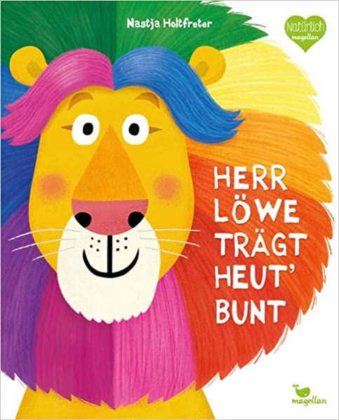 Buchcover "Herr Löwe trägt heut' bunt"